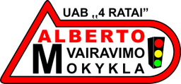 Alberto Vairavimo Mokykla logotipas