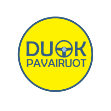 Duok pavairuot logotipas